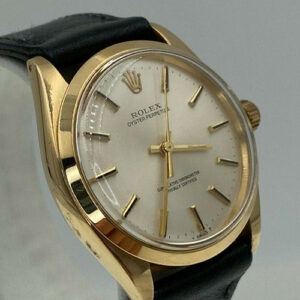 1959 Rolex Oyster Perpetual 1002 18K Yellow Gold Watch for Men