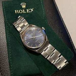 1965 Rolex Air-King 14000 Precision Blue Men's Watch