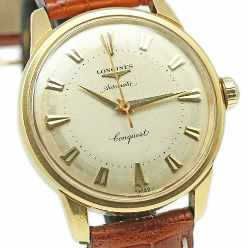 1950's Vintage LONGINES Conquest Gold Ref 9001-3 399 Cal 19AS Automatic Watch for Men