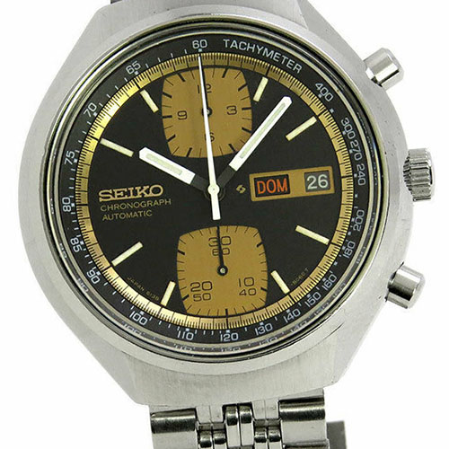 1976 Seiko Chrono 6138-8039 John Player Special Chronograph Japan Men's Watch