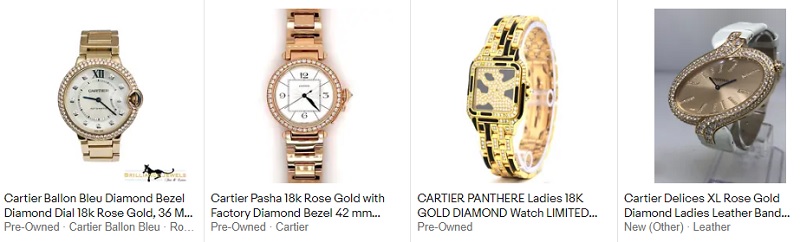 Image of Cartier Luxury Watches on eBay
