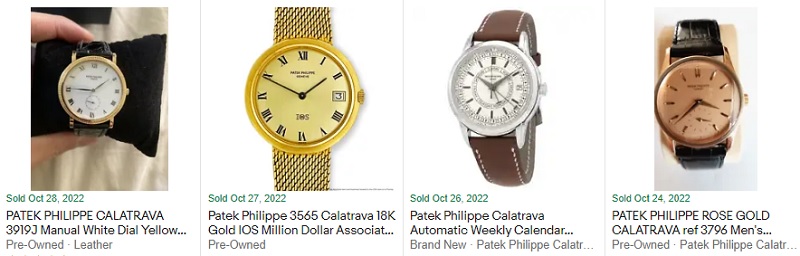 Image of Patek Philippe Calatrava Watches eBay
