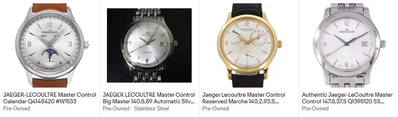 Image of Authentic Jaeger-LeCoultre Master Control Watches