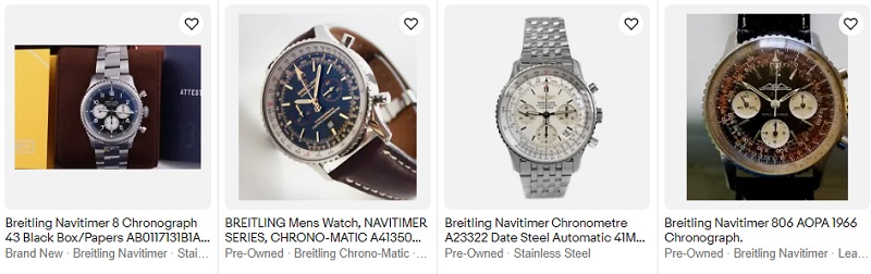 Breitling Navitimer Chronograph Watches on eBay
