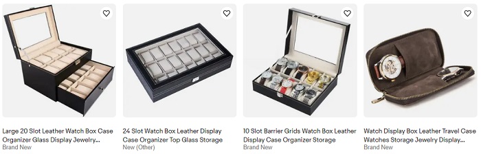 Vintage Luxury Watch Box Case